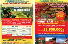 SaigonTourist Hà Nội khuyến mại tới 8 triệu đồng cho du khách 